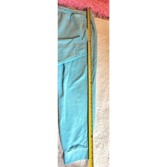 Ultrasoft Fleece Sweatpants Tek Gear Womens Large Light Blue Cozy Lounge Joggers - Picture 5 of 7
